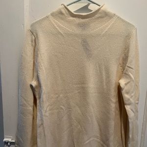 NWT cream j crew sweater